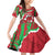 Personalised Wales Family Matching Off Shoulder Short Dress and Hawaiian Shirt Welsh Dragon - Wonder Print Shop