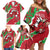 Personalised Wales Family Matching Off Shoulder Short Dress and Hawaiian Shirt Welsh Dragon - Wonder Print Shop