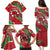 Personalised Wales Family Matching Puletasi and Hawaiian Shirt Welsh Dragon - Wonder Print Shop