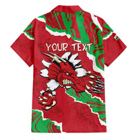 Personalised Wales Family Matching Puletasi and Hawaiian Shirt Welsh Dragon - Wonder Print Shop
