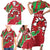 Personalised Wales Family Matching Short Sleeve Bodycon Dress and Hawaiian Shirt Welsh Dragon - Wonder Print Shop