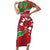 Personalised Wales Family Matching Short Sleeve Bodycon Dress and Hawaiian Shirt Welsh Dragon - Wonder Print Shop