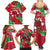 Personalised Wales Family Matching Summer Maxi Dress and Hawaiian Shirt Welsh Dragon - Wonder Print Shop