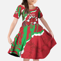 Personalised Wales Family Matching Tank Maxi Dress and Hawaiian Shirt Welsh Dragon - Wonder Print Shop