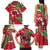 Personalised Wales Family Matching Tank Maxi Dress and Hawaiian Shirt Welsh Dragon - Wonder Print Shop