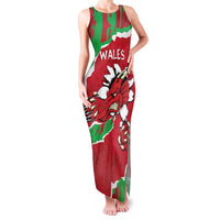 Personalised Wales Family Matching Tank Maxi Dress and Hawaiian Shirt Welsh Dragon - Wonder Print Shop