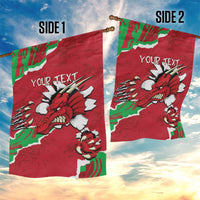 Personalised Wales Garden Flag Welsh Dragon - Wonder Print Shop