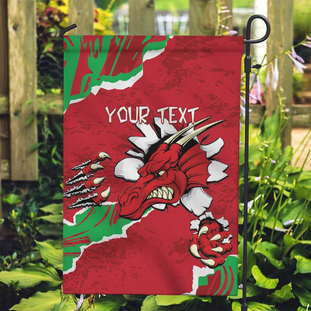 Personalised Wales Garden Flag Welsh Dragon - Wonder Print Shop