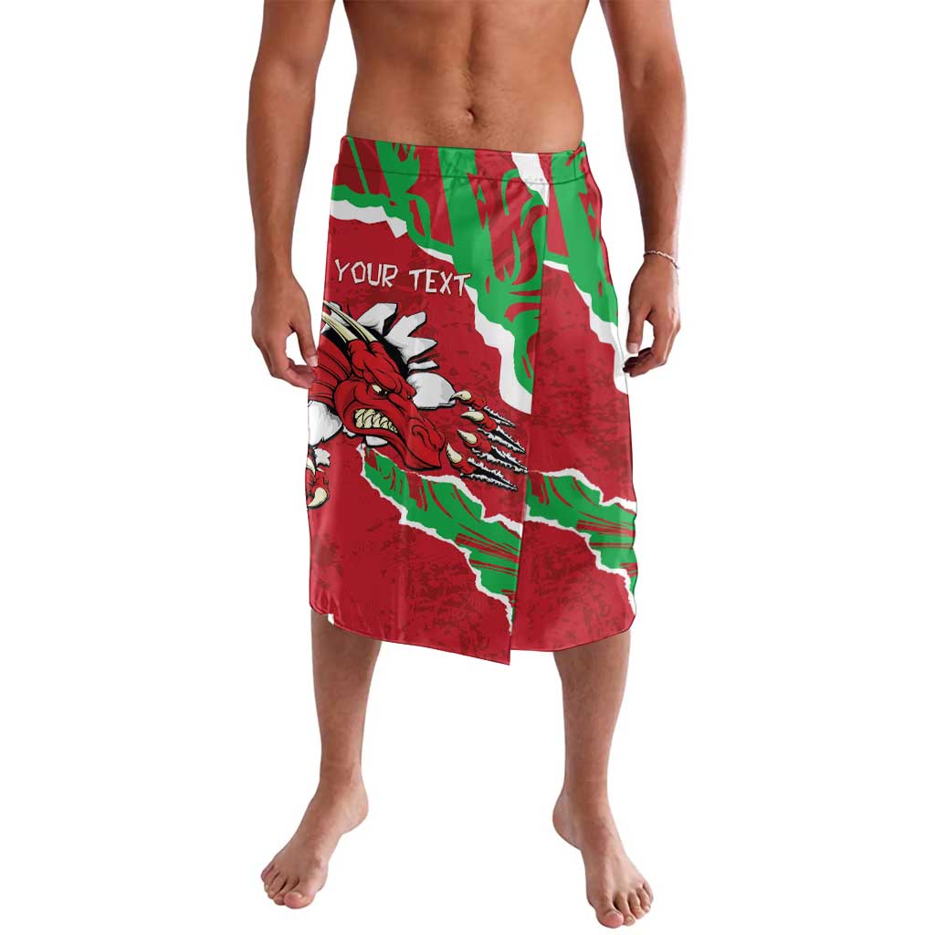 Personalised Wales Lavalava Welsh Dragon - Wonder Print Shop