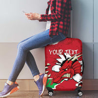 Personalised Wales Luggage Cover Welsh Dragon - Wonder Print Shop