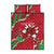 Personalised Wales Quilt Bed Set Welsh Dragon - Wonder Print Shop