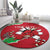 Personalised Wales Round Carpet Welsh Dragon