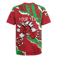 Personalised Wales Rugby Jersey Welsh Dragon - Wonder Print Shop