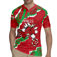 Personalised Wales Rugby Jersey Welsh Dragon - Wonder Print Shop