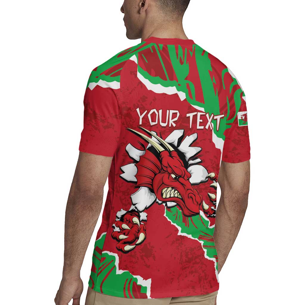Personalised Wales Rugby Jersey Welsh Dragon - Wonder Print Shop