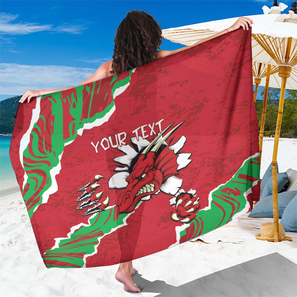 Personalised Wales Sarong Welsh Dragon - Wonder Print Shop