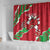 Personalised Wales Shower Curtain Welsh Dragon