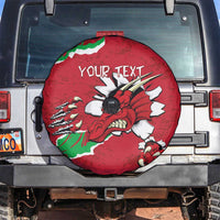 Personalised Wales Spare Tire Cover Welsh Dragon - Wonder Print Shop
