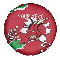 Personalised Wales Spare Tire Cover Welsh Dragon - Wonder Print Shop
