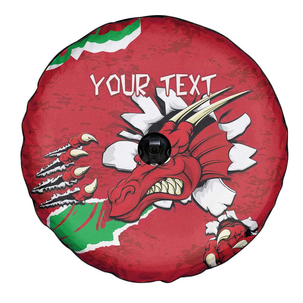 Personalised Wales Spare Tire Cover Welsh Dragon - Wonder Print Shop
