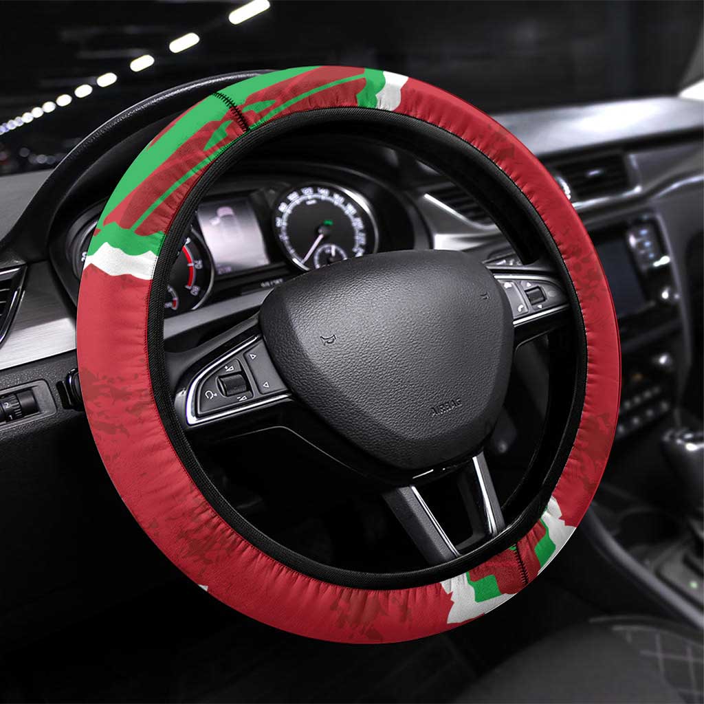 Wales Steering Wheel Cover Welsh Dragon - Wonder Print Shop