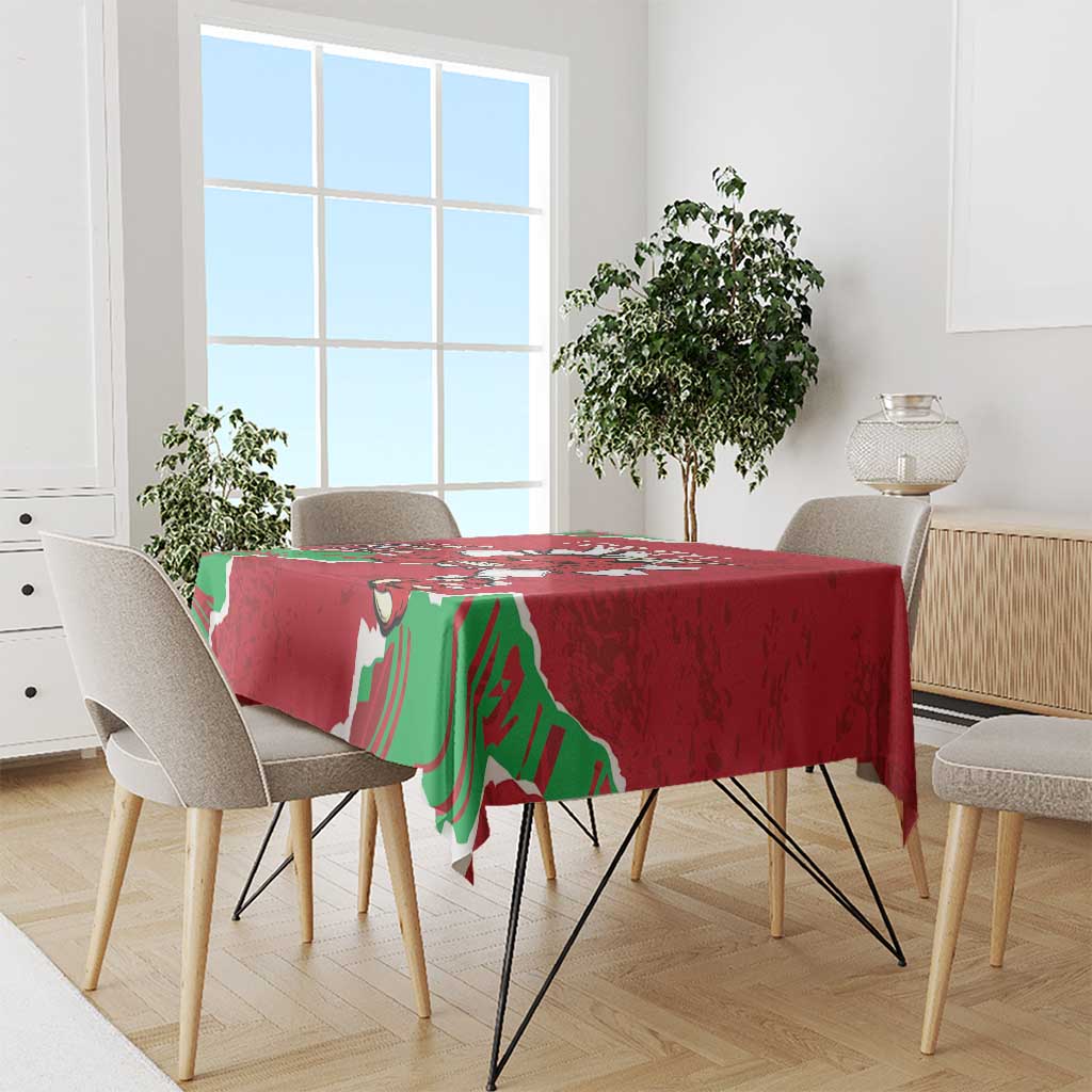 Personalised Wales Tablecloth Welsh Dragon - Wonder Print Shop
