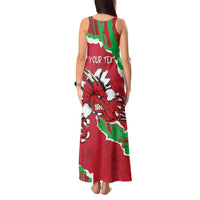 Personalised Wales Tank Maxi Dress Welsh Dragon - Wonder Print Shop