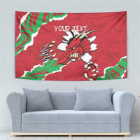 Personalised Wales Tapestry Welsh Dragon - Wonder Print Shop