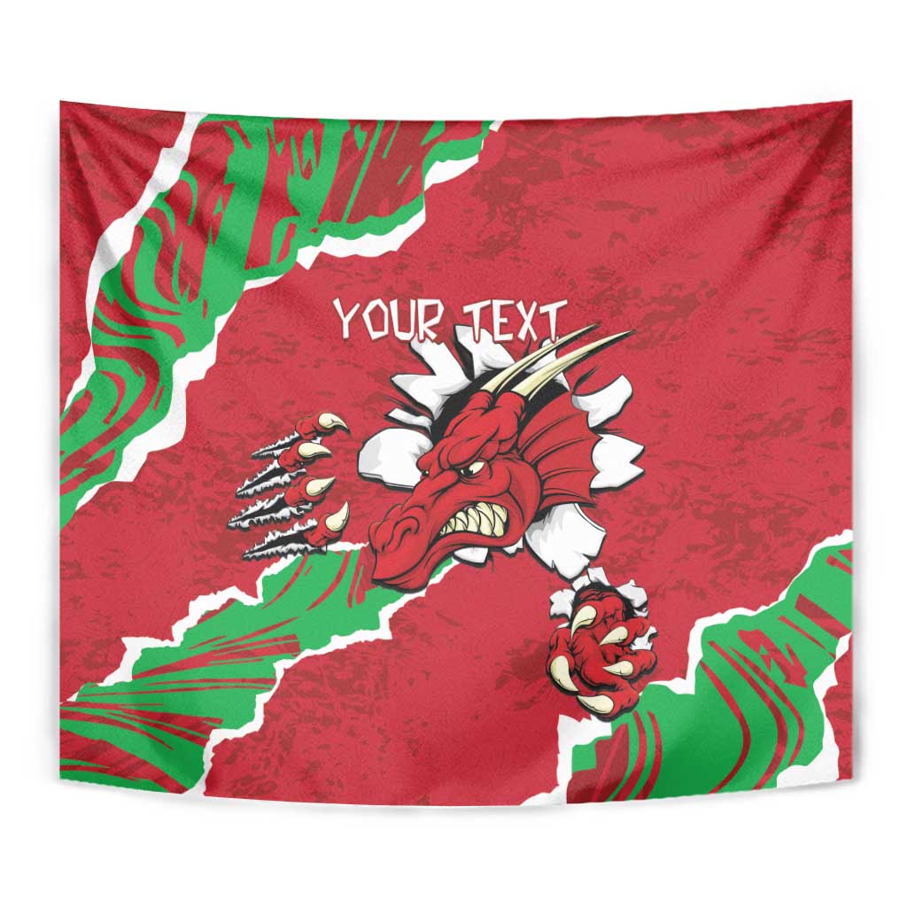 Personalised Wales Tapestry Welsh Dragon - Wonder Print Shop