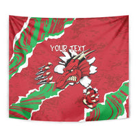 Personalised Wales Tapestry Welsh Dragon - Wonder Print Shop
