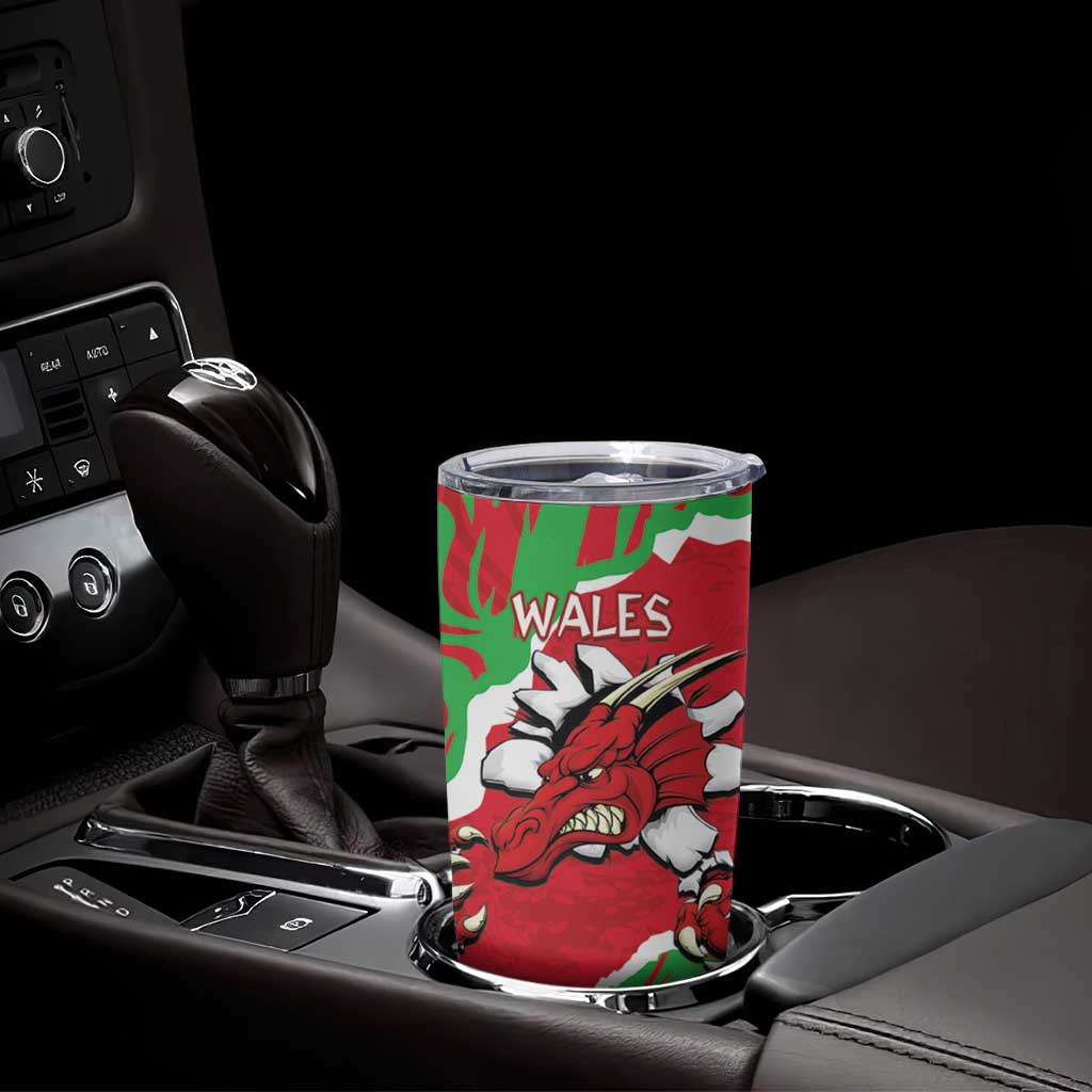 Personalised Wales Tumbler Cup Welsh Dragon - Wonder Print Shop