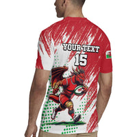 Wales Rugby Custom Rugby Jersey Welsh Dragon Mascot - Wonder Print Shop