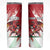 Custom Wales Rugby Skinny Tumbler Welsh Dragon Mascot - Wonder Print Shop