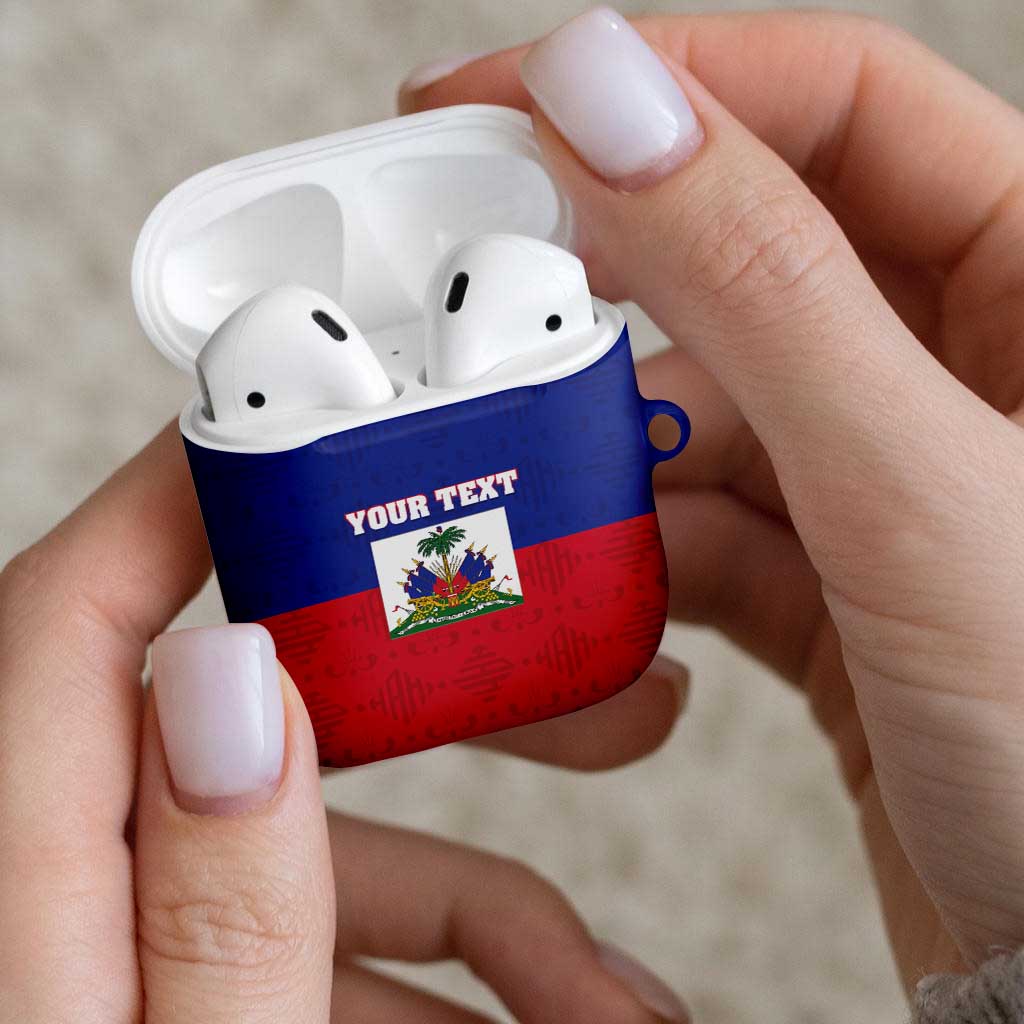 Custom Haiti Football AirPods Case Les Grenadiers 2026 Back to the World Cup - Wonder Print Shop
