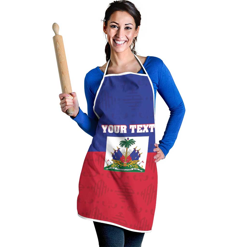 Custom Haiti Football Apron Les Grenadiers 2026 Back to the World Cup - Wonder Print Shop