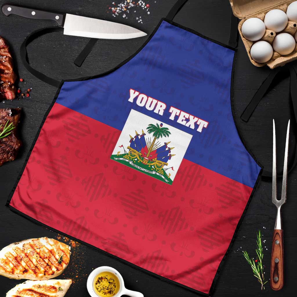 Custom Haiti Football Apron Les Grenadiers 2026 Back to the World Cup - Wonder Print Shop