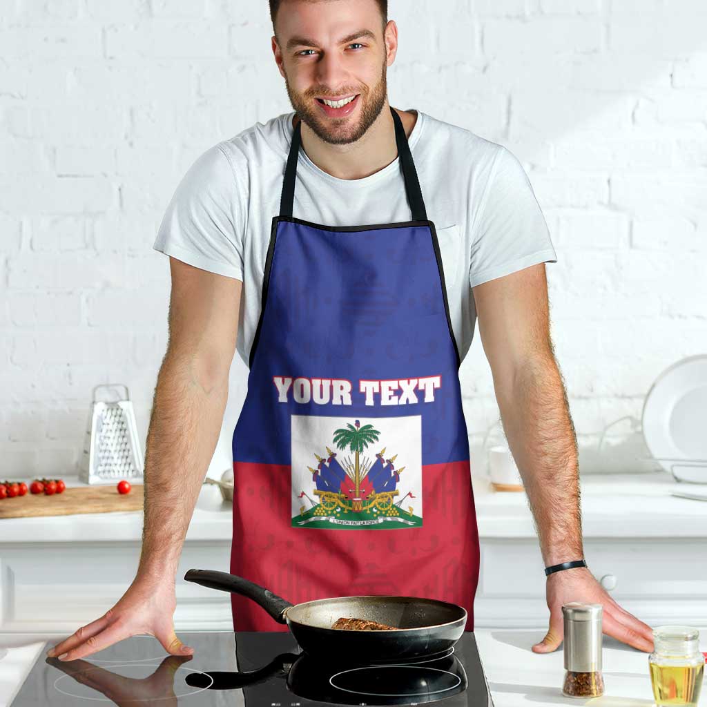 Custom Haiti Football Apron Les Grenadiers 2026 Back to the World Cup - Wonder Print Shop