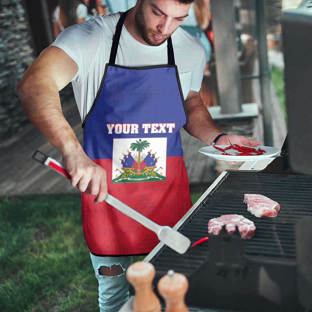 Custom Haiti Football Apron Les Grenadiers 2026 Back to the World Cup - Wonder Print Shop