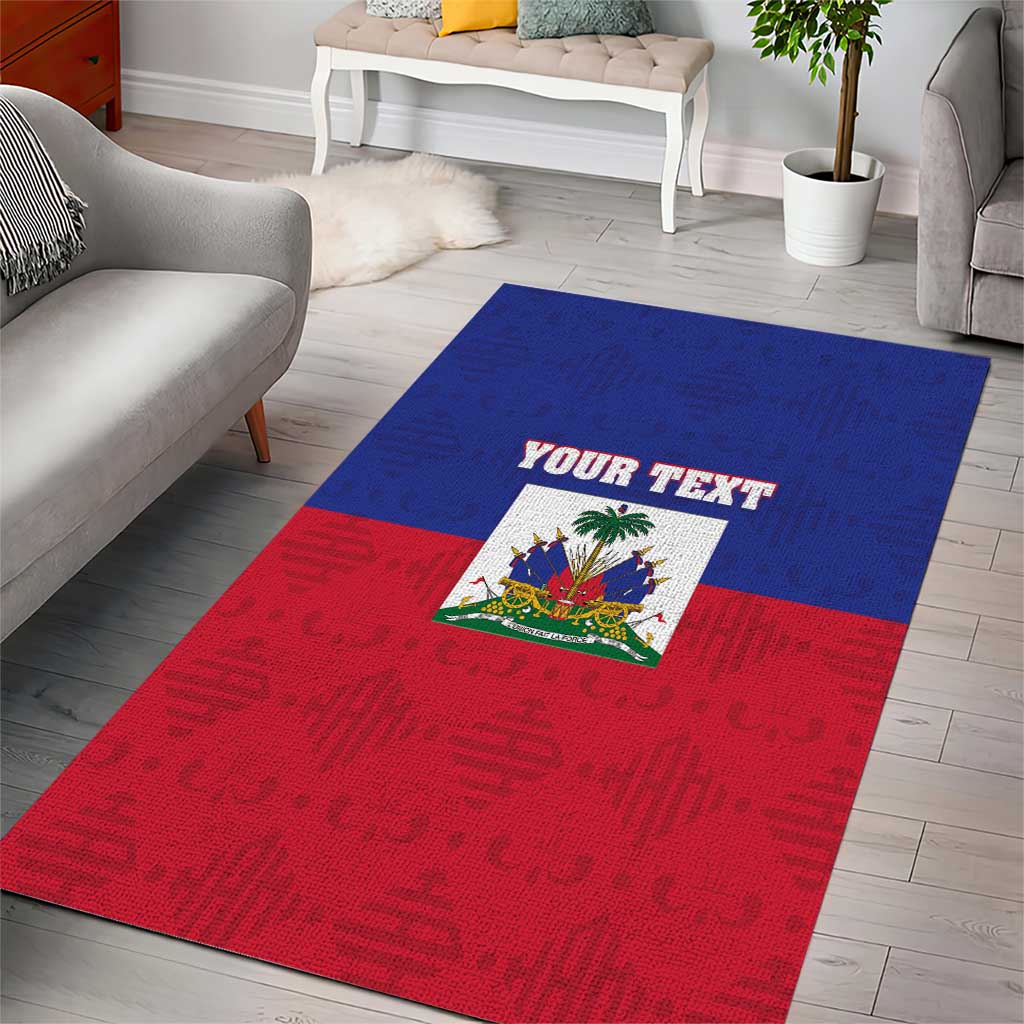 Custom Haiti Football Area Rug Les Grenadiers 2026 Back to the World Cup - Wonder Print Shop
