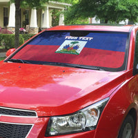 Custom Haiti Football Auto Sun Shade Les Grenadiers 2026 Back to the World Cup - Wonder Print Shop