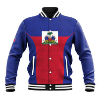Custom Haiti Football Baseball Jacket Les Grenadiers 2026 Back to the World Cup - Wonder Print Shop