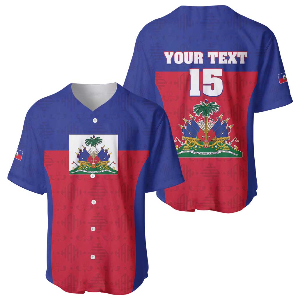 Custom Haiti Football Baseball Jersey Les Grenadiers 2026 Back to the World Cup - Wonder Print Shop