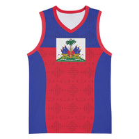 Custom Haiti Football Basketball Jersey Les Grenadiers 2026 Back to the World Cup - Wonder Print Shop