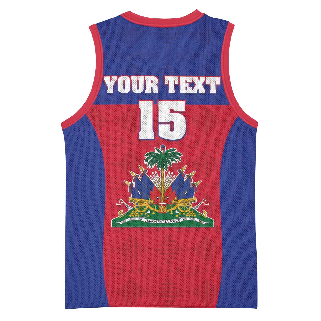 Custom Haiti Football Basketball Jersey Les Grenadiers 2026 Back to the World Cup - Wonder Print Shop