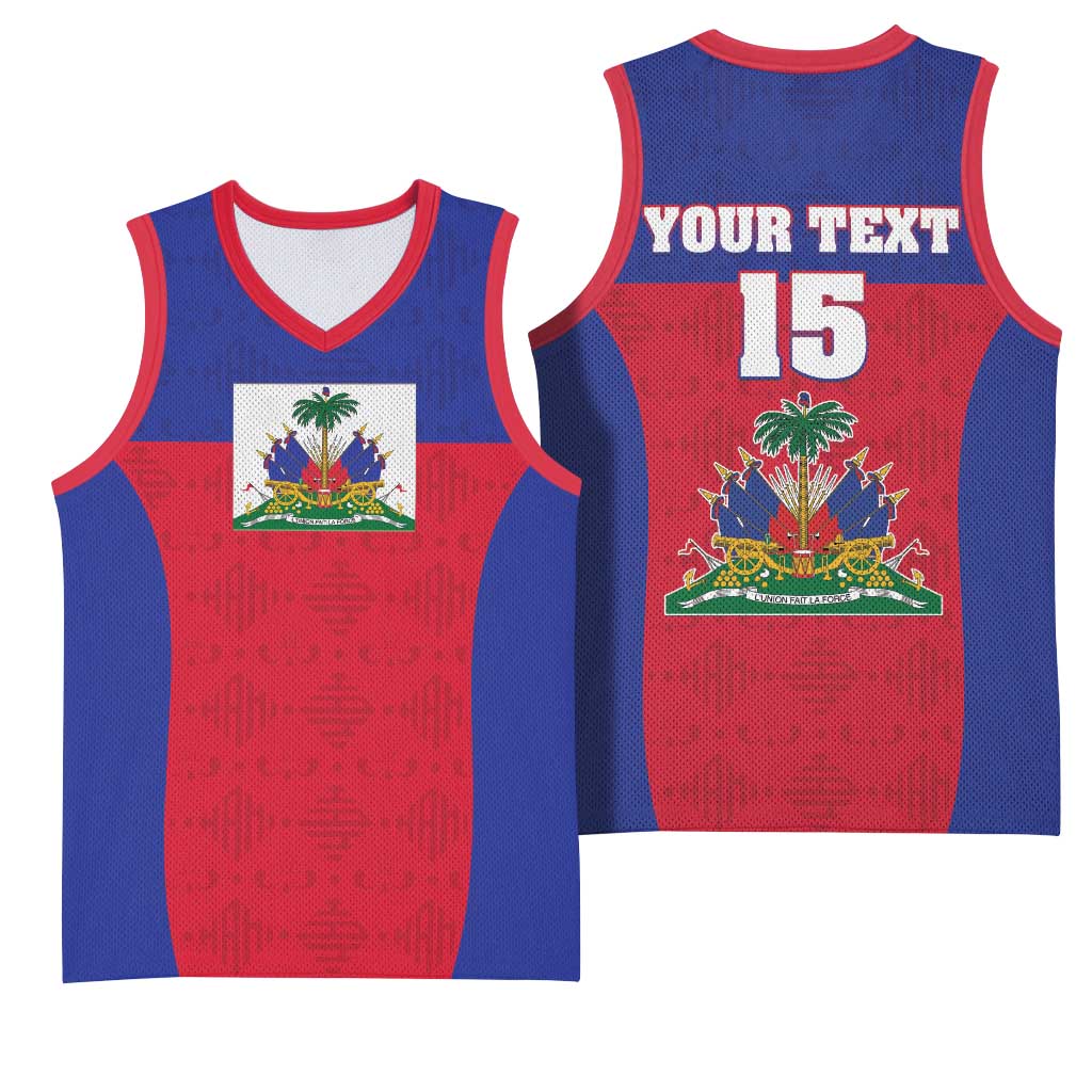 Custom Haiti Football Basketball Jersey Les Grenadiers 2026 Back to the World Cup - Wonder Print Shop