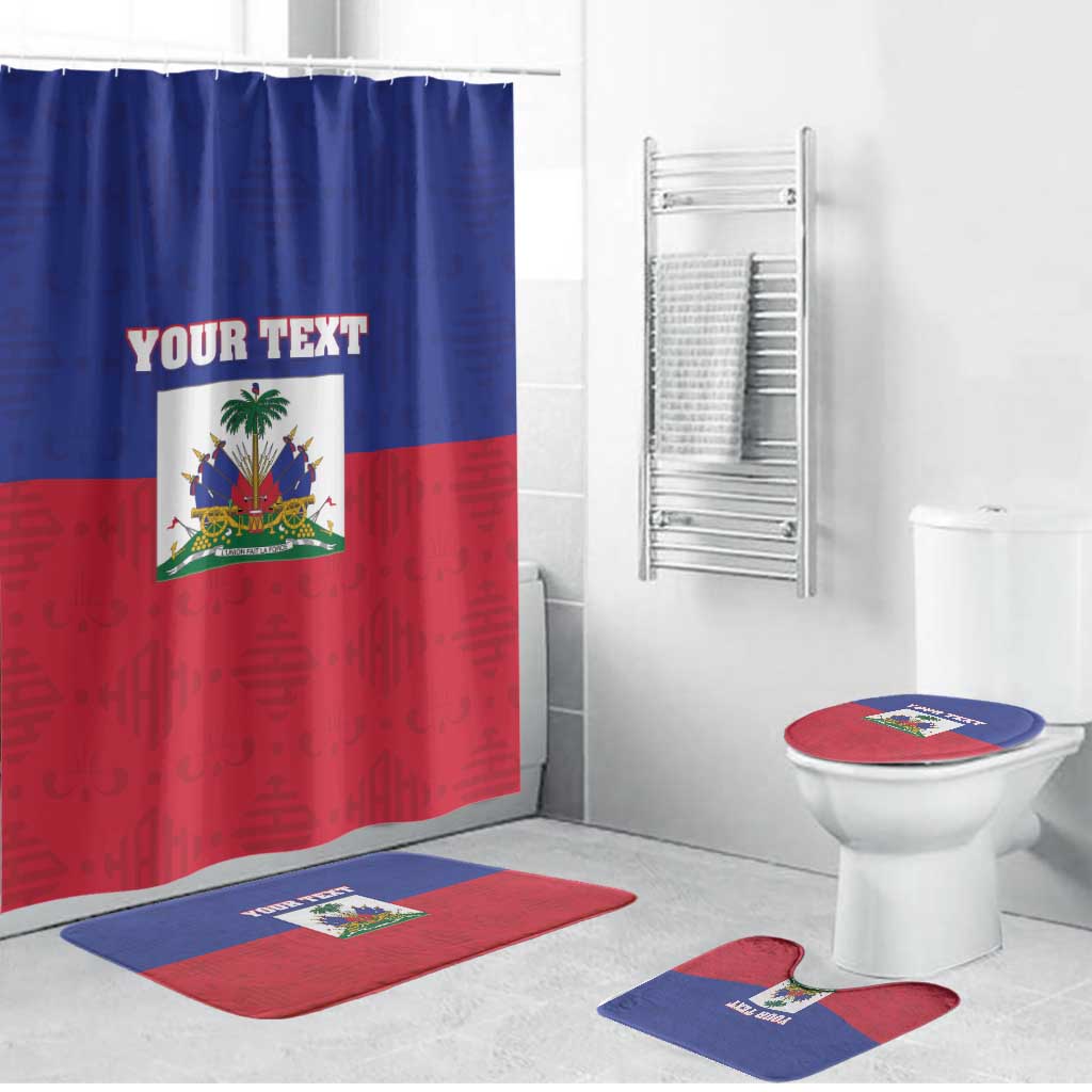 Custom Haiti Football Bathroom Set Les Grenadiers 2026 Back to the World Cup - Wonder Print Shop