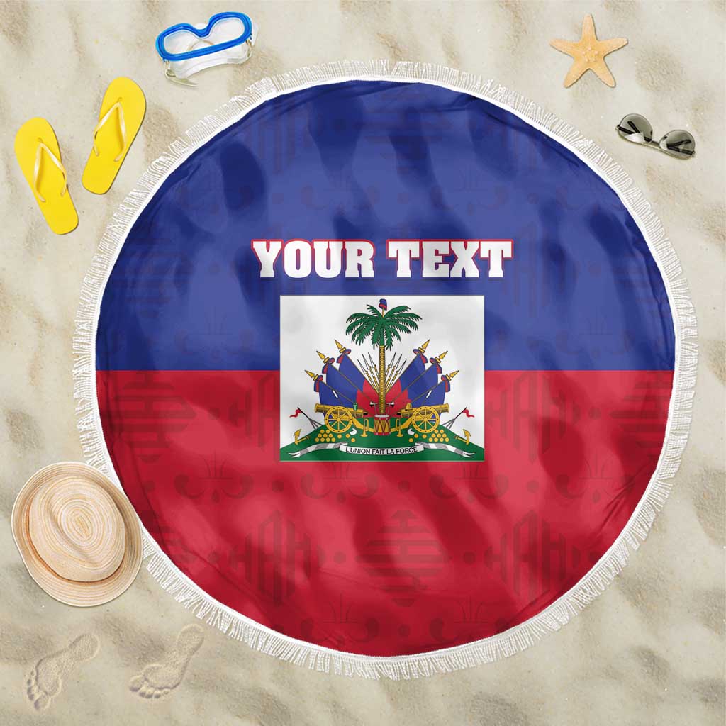Custom Haiti Football Beach Blanket Les Grenadiers 2026 Back to the World Cup - Wonder Print Shop