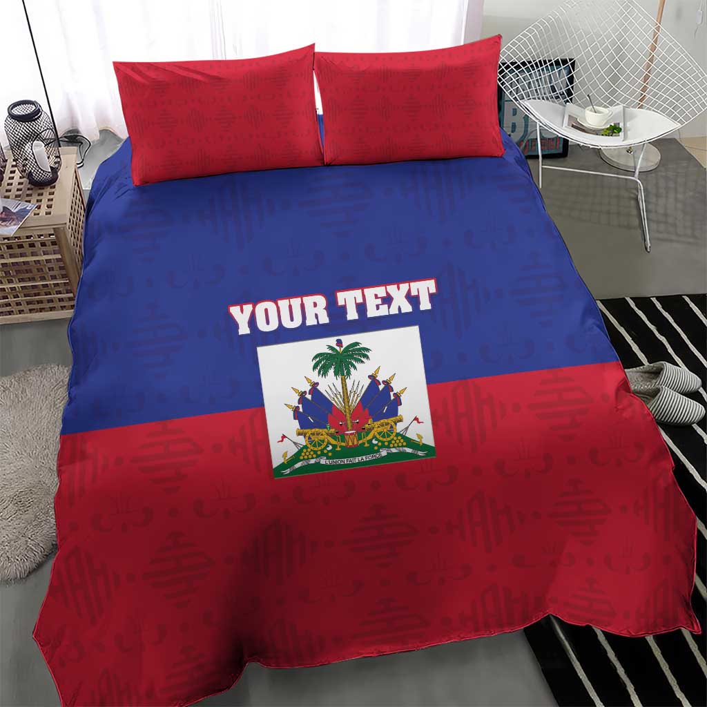 Custom Haiti Football Bedding Set Les Grenadiers 2026 Back to the World Cup - Wonder Print Shop