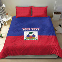 Custom Haiti Football Bedding Set Les Grenadiers 2026 Back to the World Cup - Wonder Print Shop