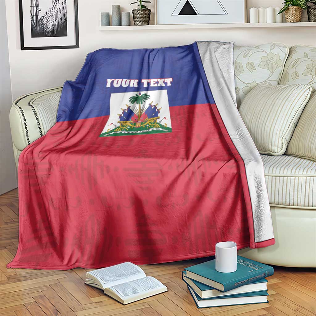 Custom Haiti Football Blanket Les Grenadiers 2026 Back to the World Cup - Wonder Print Shop
